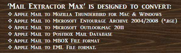 Import Mailboxes from Apple Mail to Thunderbird