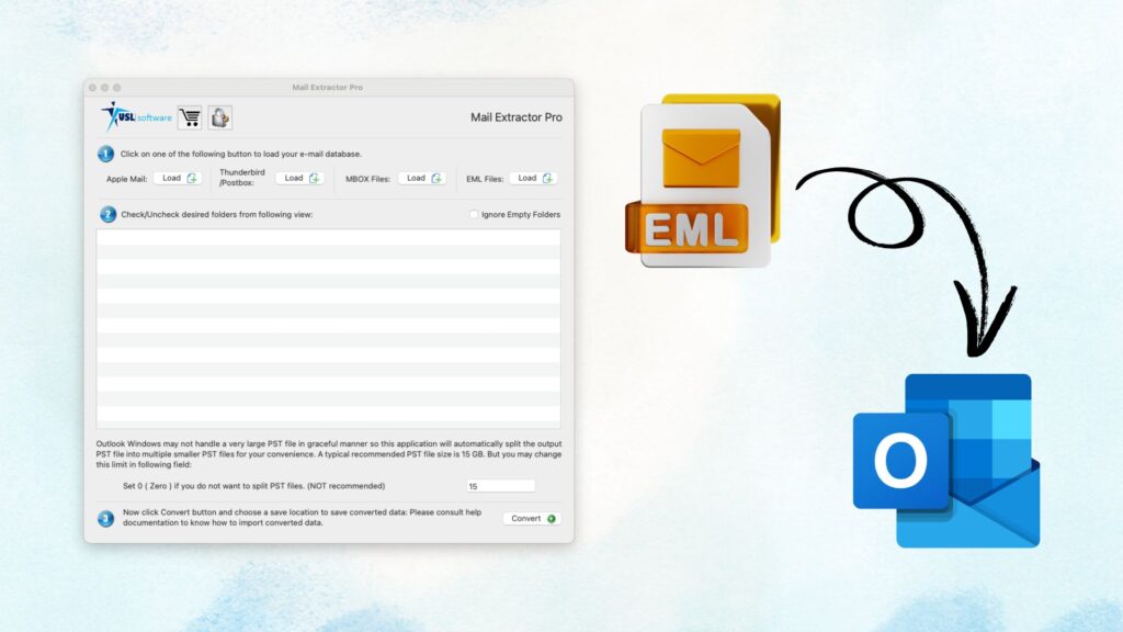 EML to PST Conversion Tool